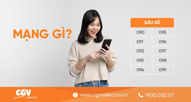 Đầu số những ngôi nhà mạng bên trên nước ta đều được CGV Telecom phân phối và phối kết hợp nằm trong ứng dụng tổng đài ảo có tính chuyên nghiệp gom người tiêu dùng đơn giản dễ dàng vận hành cuộc gọi và bảo vệ người tiêu dùng dễ dàng dàng