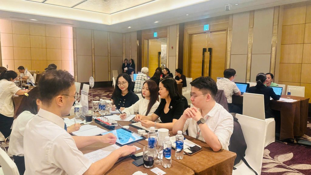 Đại diện CGV Telecom tham dự chuỗi phiên giao thương trực tiếp tại sự kiện "2026 K-AI DIGITAL DELEGATION IN VIETNAM" tổ chức ở Khách sạn Lotte Hanoi.