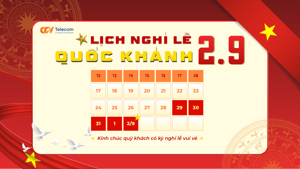 Trong thời gian nghỉ lễ, Tổng đài 1900 9191 của CGV Telecom vẫn duy trì hỗ trợ 24/7.