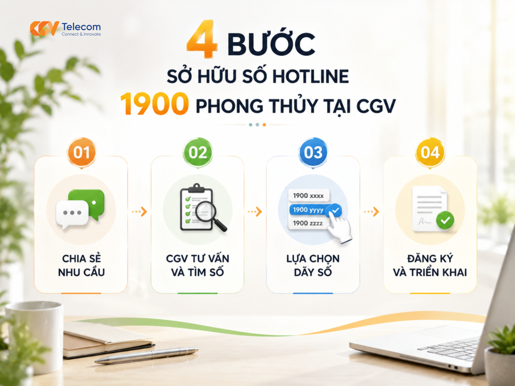 Tìm số 1900 phong thủy tại CGV Telecom: Kho số đa dạng, tư vấn theo từng khách hàng